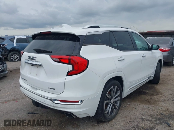 2018 GMC Terrain Denali with VIN 3GKALXEX7JL236695, listed as a IAAI auction lot 42121147 with 93,783 mi miles and . Bid and sale history available at DreamBid. Image 4.