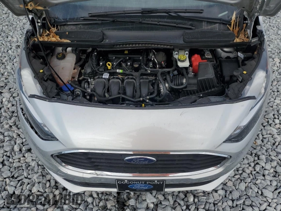 2021 Ford Transit Connect XLT with VIN NM0GE9F28M1500501, listed as a Copart auction lot 50764445 with 24,638 mi miles and Salvage title. Bid and sale history available at DreamBid. Image 14.