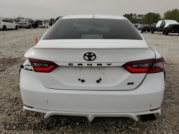 2023 Toyota Camry SE with VIN 4T1G11AK6PU122975, listed as a Copart auction lot 49712535 with 81,670 mi miles and Salvage Title. Bid and sale history available at DreamBid. Image 6.
