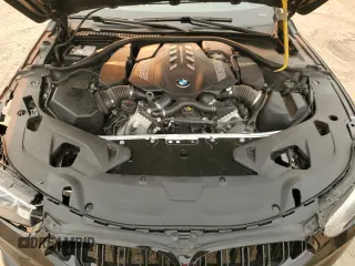2022 BMW 8 Series M850i with VIN WBAGV8C02NCK08667, listed as a Copart auction lot 88255605 with 22,737 mi miles and Salvage title. Bid and sale history available at DreamBid. Image 11.