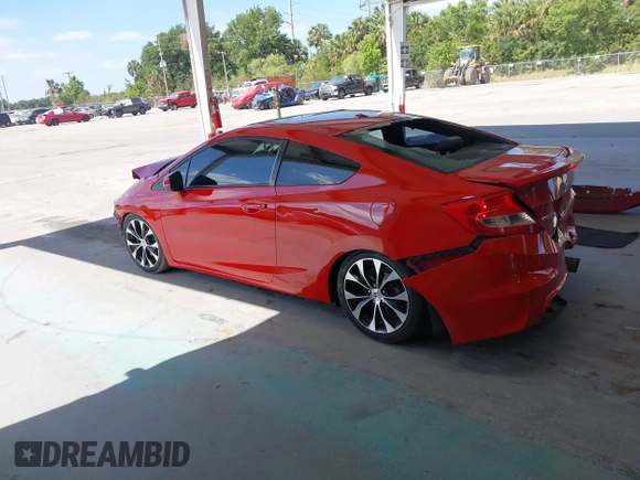 2013 Honda Civic Si with VIN 2HGFG4A51DH702242, listed as a IAAI auction lot 42156022 with Not provided miles and . Bid and sale history available at DreamBid. Image 15.