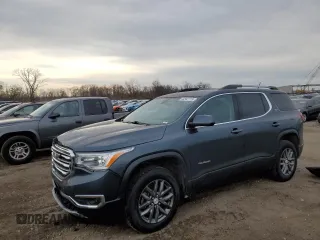 2019 GMC Acadia SLT with VIN 1GKKNMLS9KZ196201, listed as a Copart auction lot 46582725 with 53,250 mi miles and Salvage Title. Bid and sale history available at carsss.com. Image 1.