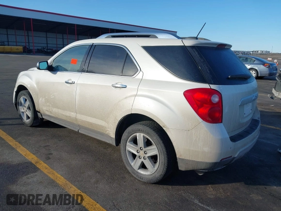 2015 Chevrolet Equinox LTZ with VIN 1GNALDEK7FZ109807, listed as a IAAI auction lot 41675883 with 157,213 mi miles. Bid and sale history available at carsss.com. Image 3.