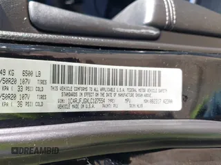 2020 Jeep Grand Cherokee Summit with VIN 1C4RJFJGXLC127554, listed as a IAAI auction lot 41600201 with 40,819 mi miles and . Bid and sale history available at DreamBid. Image 9.