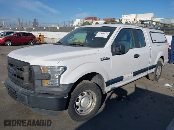 2016 Ford F-150 XL with VIN 1FTEX1C85GKF35266, listed as a IAAI auction lot 41491645 with 158,966 mi miles and . Bid and sale history available at carsss.com. Image 2.