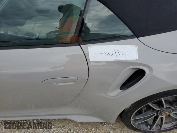2021 Porsche 911 Turbo S with VIN WP0CD2A94MS263709, listed as a Copart auction lot 73958004 with Not Provided miles and Salvage Title. Bid and sale history available at DreamBid. Image 12.