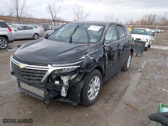 2022 Chevrolet Equinox LT with VIN 3GNAXKEV6NL135873, listed as a IAAI auction lot 41843393 with 67,415 mi miles. Bid and sale history available at carsss.com. Image 17.