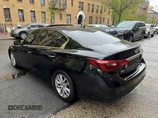 2020 Infiniti Q50 with VIN JN1EV7AR9LM252987, listed as a IAAI auction lot 42172320 with 55,119 mi miles and . Bid and sale history available at DreamBid. Image 3.