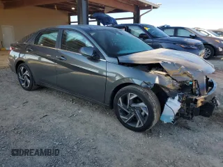 2024 Hyundai Elantra Limited z VIN KMHLN4DJ7RU102759, wystawiony jako Copart lot #42094845 z przebiegiem 1 008 mil mil oraz Szkoda całkowita • Salvage title. Historia ofert i sprzedaży dostępna na DreamBid. Obrazek 4.