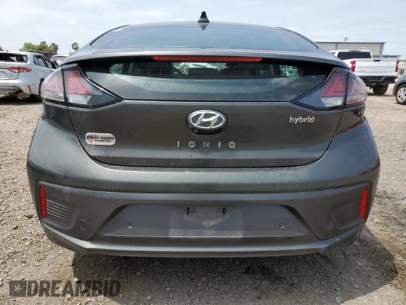 2021 Hyundai Ioniq Limited with VIN KMHC05LC1MU254410, listed as a Copart auction lot 53477115 with 126,606 mi miles and Salvage title. Bid and sale history available at DreamBid. Image 6.