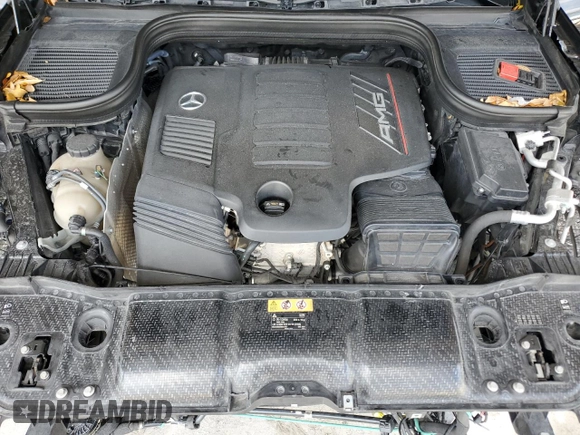2021 Mercedes-Benz GLE 53 AMG with VIN 4JGFD6BB3MA192557, listed as a Copart auction lot 56923165 with 46,671 mi miles and Salvage title. Bid and sale history available at DreamBid. Image 12.