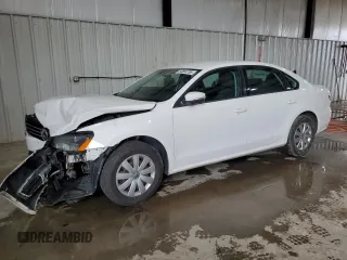 2013 Volkswagen Passat S with VIN 1VWAP7A39DC061219, listed as a Copart auction lot 50584755 with 165,822 mi miles and Salvage Title. Bid and sale history available at carsss.com. Image 1.