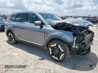 2024 Kia Telluride S z VIN 5XYP6DGC2RG543796, wystawiony jako Copart lot #61414285 z przebiegiem 5 339 mil mil oraz Szkoda całkowita • Salvage title. Historia ofert i sprzedaży dostępna na DreamBid. Obrazek 4.