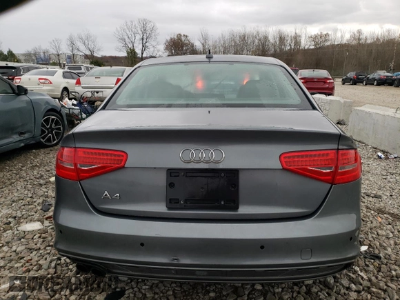 2014 Audi A4 Premium Plus with VIN WAUEFAFL0EN022048, listed as a Copart auction lot 81223024 with 85,482 mi miles and Salvage Title. Bid and sale history available at carsss.com. Image 6.