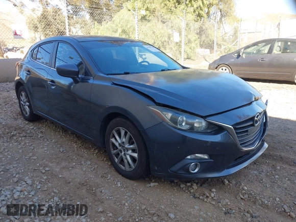 2014 Mazda 3 i Grand Touring with VIN JM1BM1M77E1119529, listed as a IAAI auction lot 41399739 with 126,931 mi miles and . Bid and sale history available at DreamBid. Image 1.