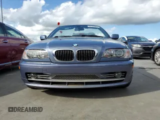 2003 BMW 3 Series 330Ci with VIN WBABS53443JU98486, listed as a Copart auction lot 75103384 with 0 mi miles and Salvage Title. Bid and sale history available at carsss.com. Image 5.