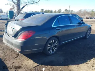 2015 Mercedes-Benz S-Class S 550 with VIN WDDUG8FB7FA126143, listed as a IAAI auction lot 41656557 with 133,541 mi miles. Bid and sale history available at carsss.com. Image 4.