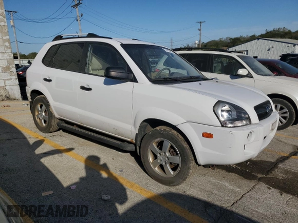 2008 Hyundai Tucson GLS with VIN KM8JM12B08U894675, listed as a Copart auction lot 73475994 with 72,260 mi miles and Clean Title. Bid and sale history available at carsss.com. Image 4.