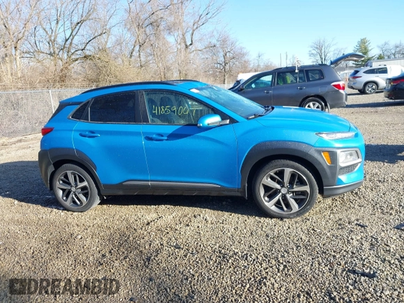 2018 Hyundai Kona Limited with VIN KM8K33A5XJU168830, listed as a IAAI auction lot 41859067 with 43,145 mi miles. Bid and sale history available at carsss.com. Image 13.