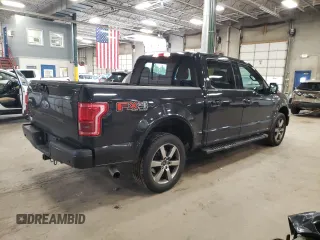 2015 Ford F-150 XLT with VIN 1FTEW1EG4FFA01013, listed as a Copart auction lot 54373495 with 132,401 mi miles and Salvage Title. Bid and sale history available at carsss.com. Image 3.