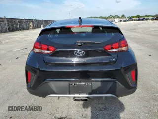 2020 Hyundai Veloster 2.0 with VIN KMHTG6AF5LU030585, listed as a Copart auction lot 67114883 with 25,577 mi miles. Bid and sale history available at carsss.com. Image 6.