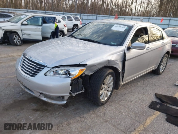 2012 Chrysler 200 Touring with VIN 1C3CCBBB8CN210825, listed as a IAAI auction lot 41828224 with 129,966 mi miles. Bid and sale history available at carsss.com. Image 17.