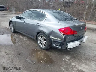 2012 Infiniti G25 Sedan x with VIN JN1DV6ARXCM860619, listed as a IAAI auction lot 41807221 with 115,615 mi miles. Bid and sale history available at carsss.com. Image 3.