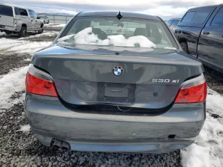 2006 BMW 5 Series 530xi with VIN WBANF73526CG66448, listed as a Copart auction lot 44556285 with 147,438 mi miles and Salvage Title. Bid and sale history available at DreamBid. Image 6.