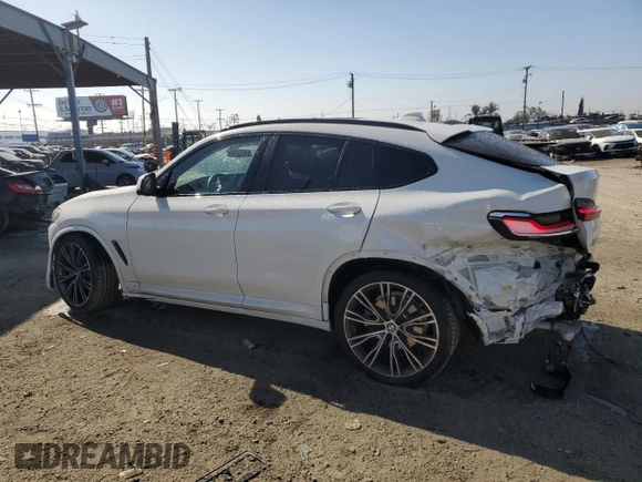 2024 BMW X4 xDrive30i with VIN 5UX33DT09R9W50136, listed as a Copart auction lot 46949595 with 6,467 mi miles and Salvage Title. Bid and sale history available at carsss.com. Image 2.