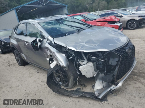 2020 Lexus NX 300 F Sport with VIN JTJSARBZ7L2162400, listed as a Copart auction lot 62706025 with 49,303 mi miles and Non repairable. Bid and sale history available at DreamBid. Image 4.
