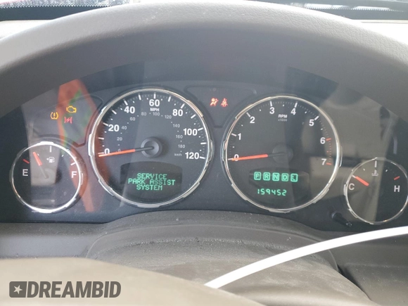 2008 Jeep Liberty Limited with VIN 1J8GN58K28W181218, listed as a Copart auction lot 48192895 with 159,452 mi miles and Salvage Title. Bid and sale history available at DreamBid. Image 9.