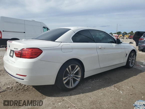 2016 BMW 4 Series 428i xDrive with VIN WBA3T1C52GP822072, listed as a Copart auction lot 87244184 with 80,946 mi miles and Salvage title. Bid and sale history available at DreamBid. Image 3.