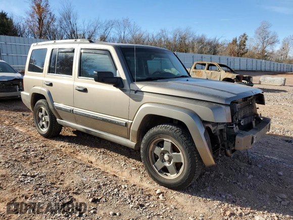 2006 Jeep Commander with VIN 1J8HH48K66C248620, listed as a Copart auction lot 51569855 with 254,667 mi miles and Salvage title. Bid and sale history available at DreamBid. Image 4.