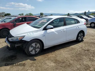 2018 Hyundai Ioniq Blue with VIN KMHC65LCXJU066060, listed as a Copart auction lot 53742275 with 145,721 mi miles and Salvage Title. Bid and sale history available at DreamBid. Image 1.