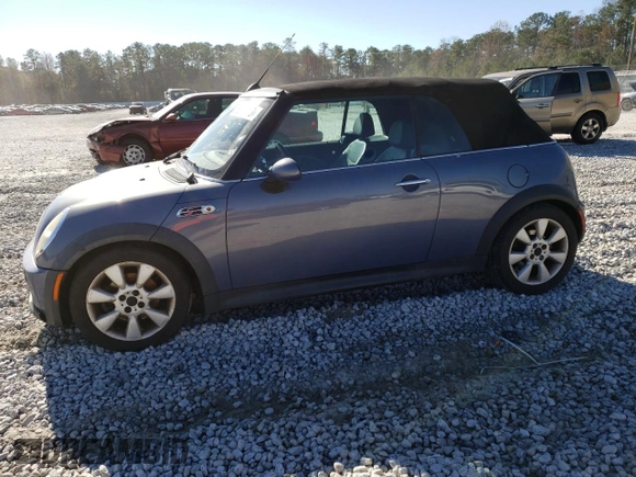 2007 MINI Convertible S with VIN WMWRH33547TL93855, listed as a Copart auction lot 78313133 with 130,832 mi miles and Salvage title. Bid and sale history available at DreamBid. Image 1.