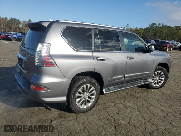 2017 Lexus GX 460 with VIN JTJJM7FX3H5150279, listed as a Copart auction lot 85108374 with 106,859 mi miles and Salvage title. Bid and sale history available at DreamBid. Image 3.