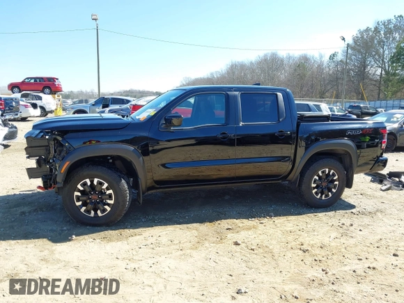 2024 Nissan Frontier Pro-4X with VIN 1N6ED1EK3RN654112, listed as a IAAI auction lot 41686345 with 14,893 mi miles and . Bid and sale history available at DreamBid. Image 15.