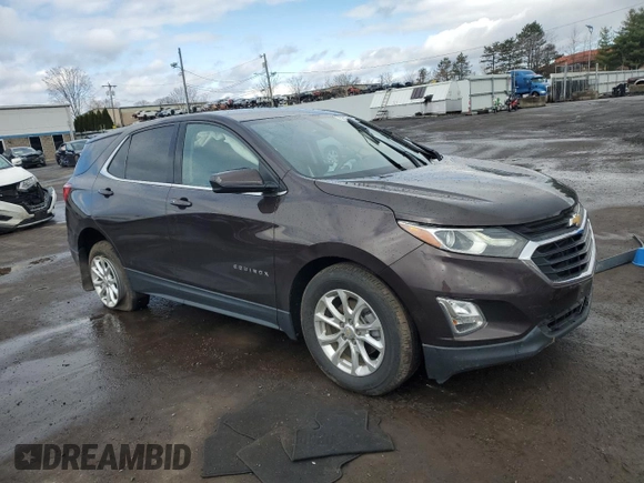 2020 Chevrolet Equinox LT with VIN 2GNAXUEV8L6231260, listed as a Copart auction lot 52151585 with 39,613 mi miles and Salvage Title. Bid and sale history available at DreamBid. Image 4.
