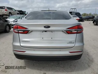 2019 Ford Fusion Hybrid SE with VIN 3FA6P0LUXKR107120, listed as a Copart auction lot 46972153 with 87,197 mi miles. Bid and sale history available at carsss.com. Image 6.