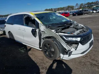 2024 Honda Odyssey Sport with VIN 5FNRL6H78RB005741, listed as a IAAI auction lot 41730895 with 99,392 mi miles and . Bid and sale history available at DreamBid. Image 1.