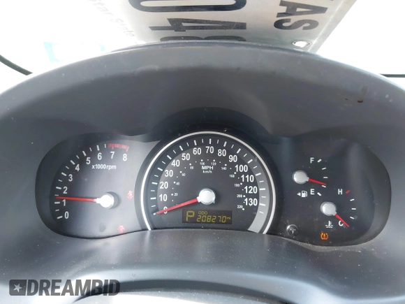 2014 Kia Sedona LX with VIN KNDMG4C71E6564595, listed as a IAAI auction lot 42015687 with 208,270 mi miles. Bid and sale history available at carsss.com. Image 7.