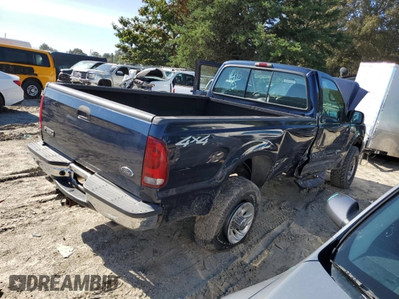 2002 Ford Super Duty F-250 XL with VIN 1FTNF21L92EB18384, listed as a Copart auction lot 69849294 with 0 mi miles and Salvage Title. Bid and sale history available at carsss.com. Image 3.