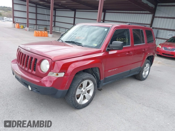 2012 Jeep Patriot Latitude with VIN 1C4NJRFB6CD564345, listed as a IAAI auction lot 42033221 with 158,805 mi miles and . Bid and sale history available at carsss.com. Image 2.