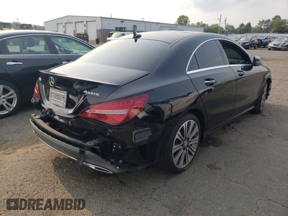 2017 Mercedes-Benz CLA with VIN WDDSJ4GB7HN404714, listed as a Copart auction lot 58991513 with 48,244 mi miles. Bid and sale history available at carsss.com. Image 3.