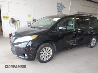 2015 Toyota Sienna Limited with VIN 5TDDK3DC9FS104493, listed as a IAAI auction lot 42055937 with 126,728 mi miles and . Bid and sale history available at DreamBid. Image 6.