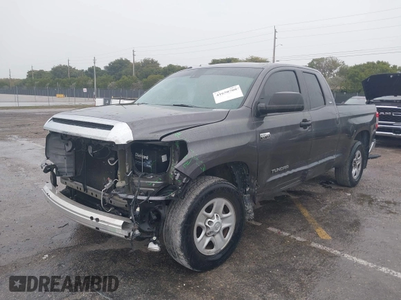 2019 Toyota Tundra 2WD SR with VIN 5TFRY5F16KX246087, listed as a IAAI auction lot 41650708 with 99,187 mi miles. Bid and sale history available at carsss.com. Image 2.