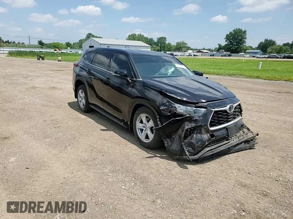 2020 Toyota Highlander L with VIN 5TDCZRBH3LS001963, listed as a Copart auction lot 64033055 with 44,918 mi miles and Salvage title. Bid and sale history available at DreamBid. Image 14.