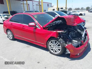 2009 Mercedes-Benz C 300 Sport with VIN WDDGF81X99R068707, listed as a IAAI auction lot 42338074 with 106,559 mi miles and . Bid and sale history available at DreamBid. Image 1.