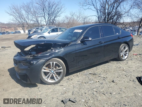 2013 BMW 3 Series 335i with VIN WBA3A9C50DF477081, listed as a Copart auction lot 48116745 with 0 mi miles and Salvage Title. Bid and sale history available at carsss.com. Image 1.