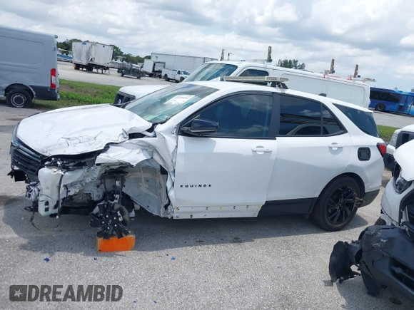 2023 Chevrolet Equinox LS with VIN 3GNAXHEG1PL225603, listed as a IAAI auction lot 42259161 with 24,686 mi miles and . Bid and sale history available at DreamBid. Image 14.